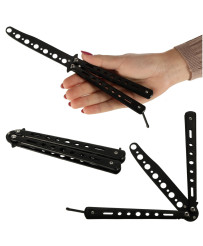 Blunt butterfly training knife