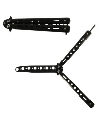 Blunt butterfly training knife