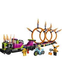 LEGO City Stunt Truck & Ring of Fire Challenge