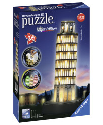 Ravensburger 3D Puzzle Tower of Pisa, Night Edition