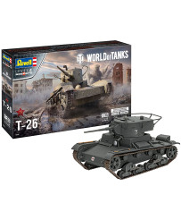 Revell Plastic Model tank T-26 "World of Tanks"  1:35