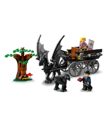 LEGO Harija Potera Hogvarta vagons un testrāli