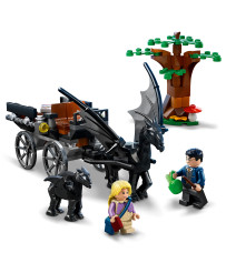 LEGO Harija Potera Hogvarta vagons un testrāli