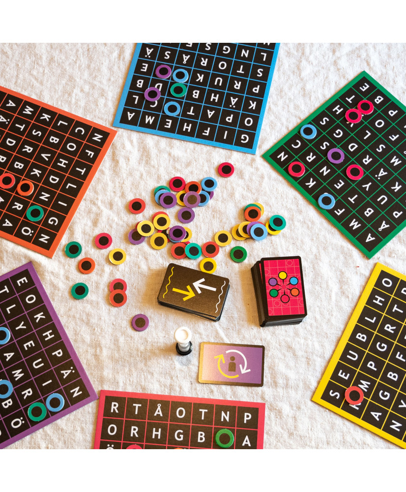 Tactic Board Game Word Bingo