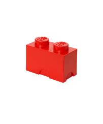 LEGO Uzglabāšanas bloka 2 sarkana