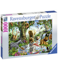 Ravensburger Puzzle 1000 pc Adventure in Jungle