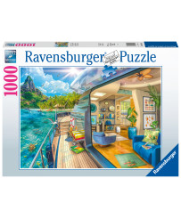 Ravensburger Puzzle 1000 pc Braukšana uz tropisko salu