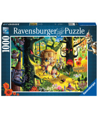 Ravensburger Puzzle 1000 pc Lioni, tigri, lāči