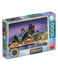 Dino Neon Puzzle 1000 pc...