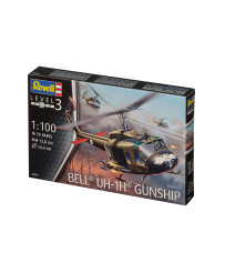Revell Plastic Model  Bell UH-1H Gunship 1:100