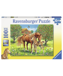 Ravensburger Puzzle 100 PC zirgi