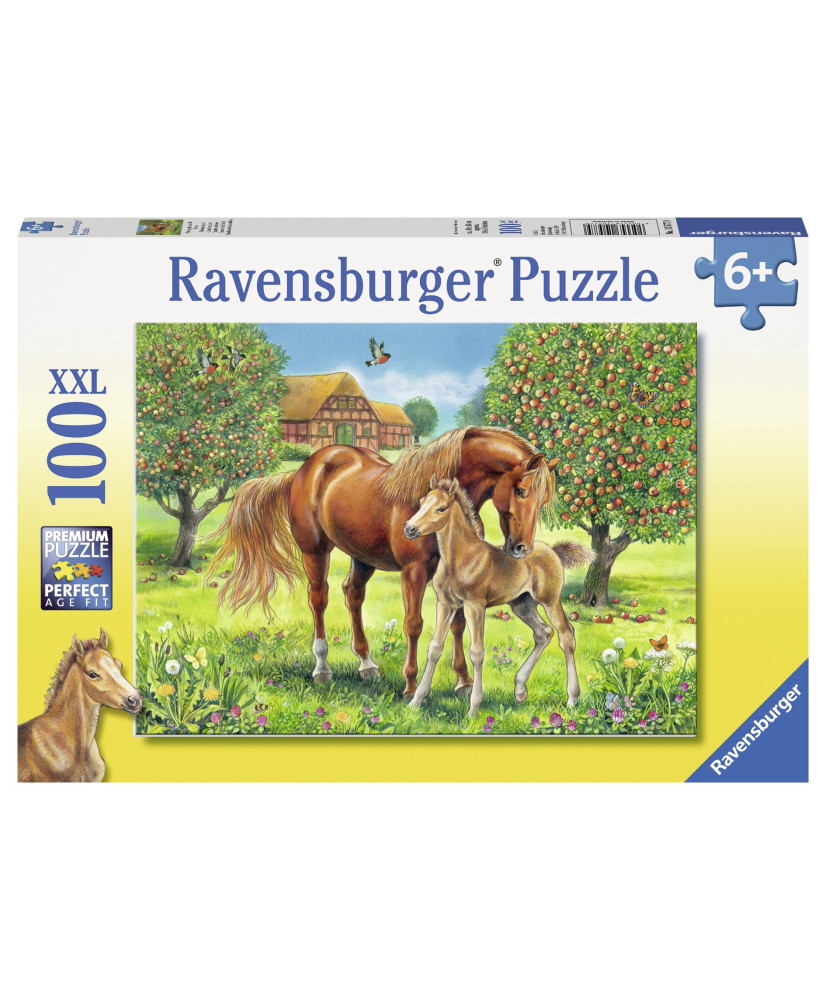 Ravensburger Puzzle 100 PC zirgi