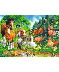 Ravensburger Puzzle 100 pc Animal Get Together