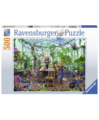 Ravensburger Puzzle 500 pc siltumnīcas rīta