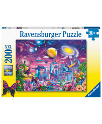 Ravensburger Puzzle 200 pc Kosmiskā pilsēta