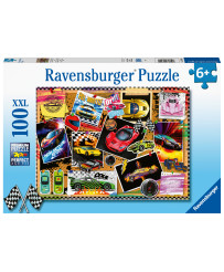 Ravensburger Puzzle 100 PC sapņu mašīnas!