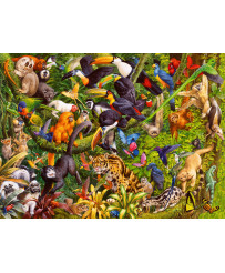 Ravensburger Puzzle 200 pc Tropiskais lietus mežs