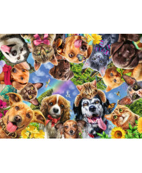 Ravensburger Puzzle 500 pc Dzīvnieki Selfie