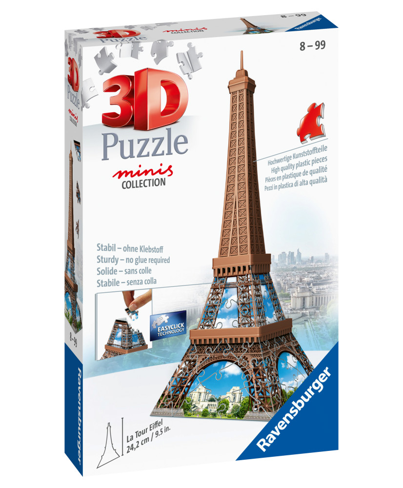 Ravensburger 3D mini puzzle 62 pc Eifeļa tornis