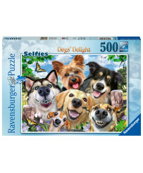Ravensburger Puzzle 500 pc Selfies Dogs' Delight