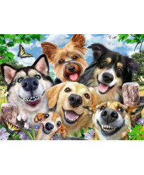 Ravensburger Puzzle 500 pc Selfies Dogs' Delight