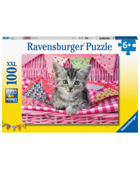 Ravensburger Puzzle 100 pc Mīļa kaķis