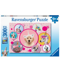 Ravensburger Puzzle 300c Unicorn suņi