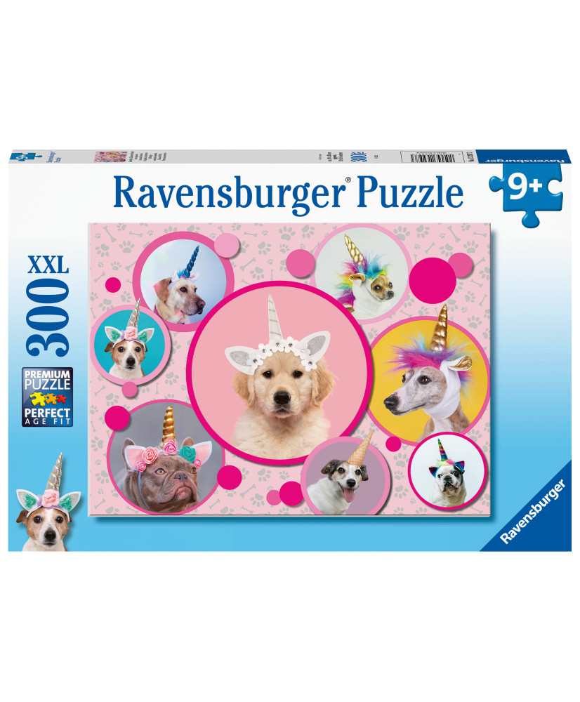 Ravensburger Puzzle 300c Unicorn suņi