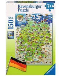 Ravensburger Puzzle 150 pc Mans Vācijas kartes