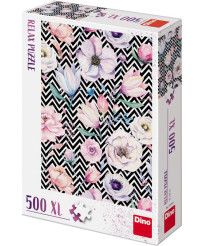 Dino Puzzle 500 pc Flowers