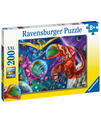 Ravensburger Puzzle 200 pc Kosmiski dinozauri