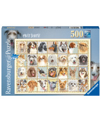 Ravensburger Puzzle 500 pc Dog Portraits