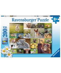 Ravensburger Puzzle 200 pc Bērnu dzīvnieki