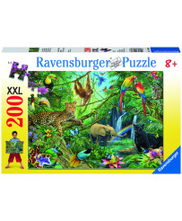 Ravensburger Puzzle 200 pc Dzīvnieki džunglī