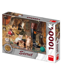 Dino Secret Puzzle 1000 pc Cats