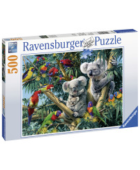 Ravensburger Puzzle 500 pc Koalas augšā