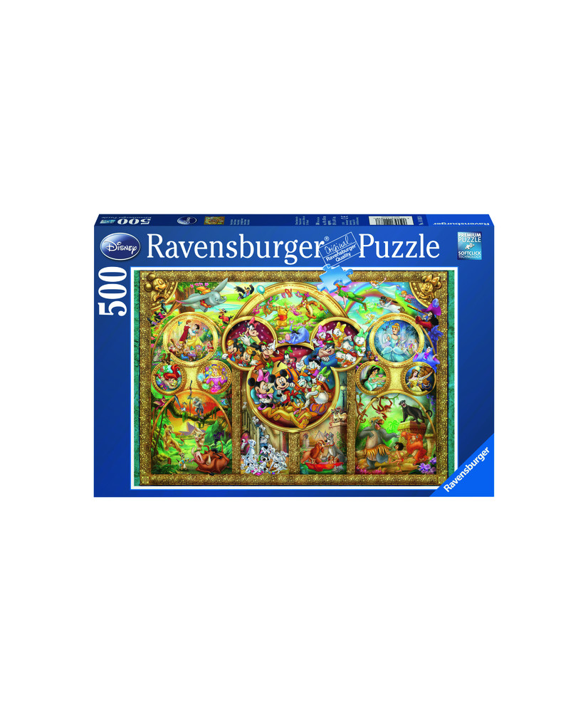 Ravensburger Puzzle 500 pc Disney ģimene