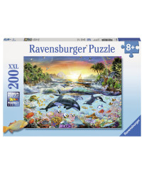 Ravensburger Puzzle 200 pc Orca Paradise