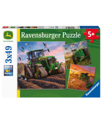 Ravensburger Puzzle 3x49 pc John Deere Season