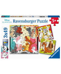 Ravensburger Puzzle 3x49 pc Disney personaži