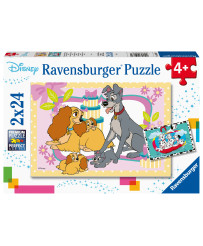 Ravensburger Puzzle 2x24 pc Disney Dogs