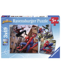 Ravensburger Puzzle 3x49 pC Spīdermena