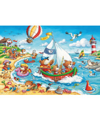 Ravensburger Puzzle 2x24 pc Seaside Holiday