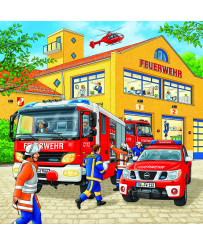 Ravensburger Puzzle 3x49 pc Fire Brigade Run
