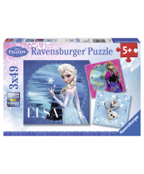 Ravensburger Puzzle 3x49 pc Frozen