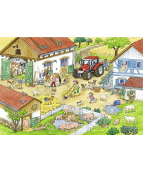 Ravensburger Puzzle 2x24 pc Laimīga lauku dzīve