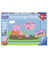 Ravensburger Pusle 2x24 pc Peppa the Pig