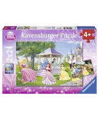 Ravensburger Puzzle 2x24 pc Disney Magiskas princeses