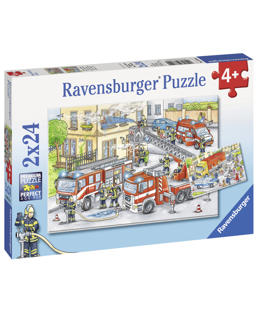 Ravensburger Puzzle 2x24 pc Heroes in Action