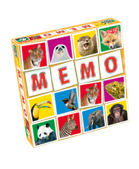 Tactic Board Game Memo Wildlife